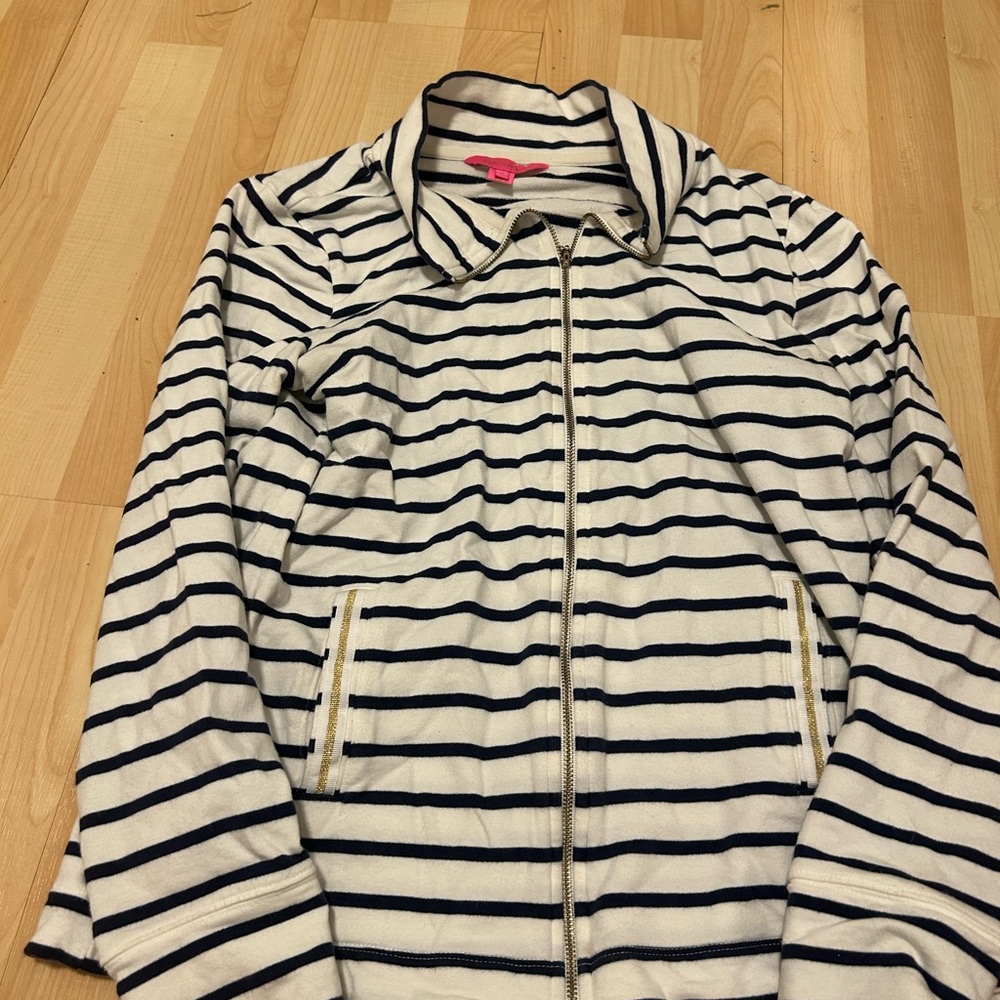 Striped Zip-Up Jacket